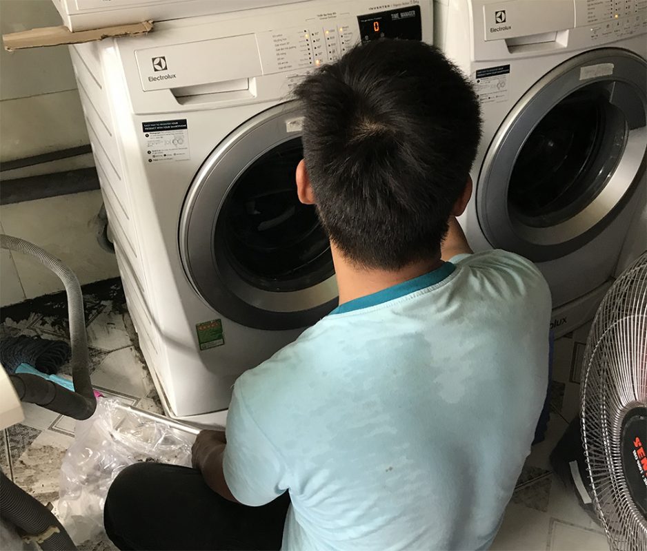 Máy giặt Electrolux thường gặp một vài lỗi cơ bản